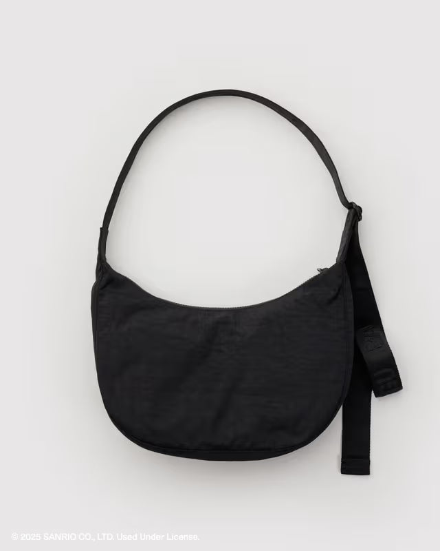 Baggu Medium Nylon Crescent Bag - Embroidered Hello Kitty Western