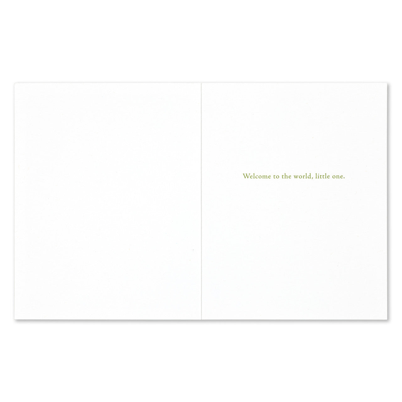 Inside: Welcome to the world, Little one.