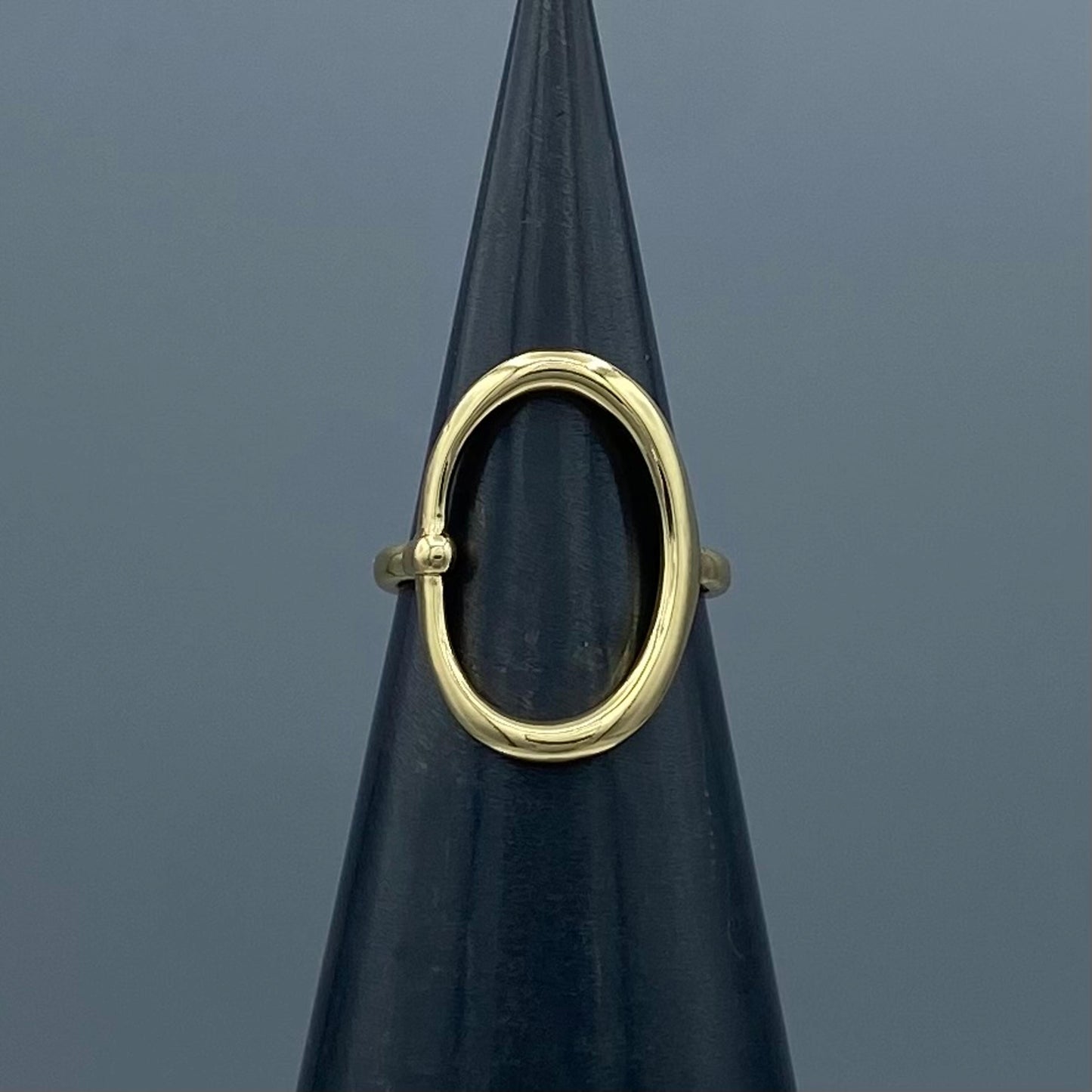 Gold Filled Large Open Oval Ring