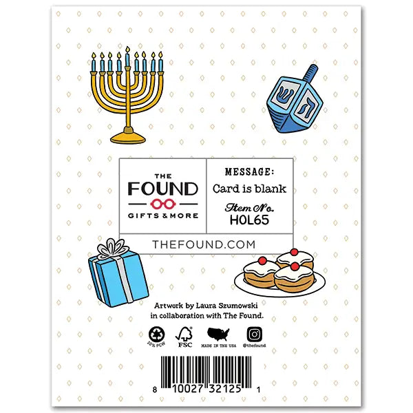 RBG Happy Hanukkah Card