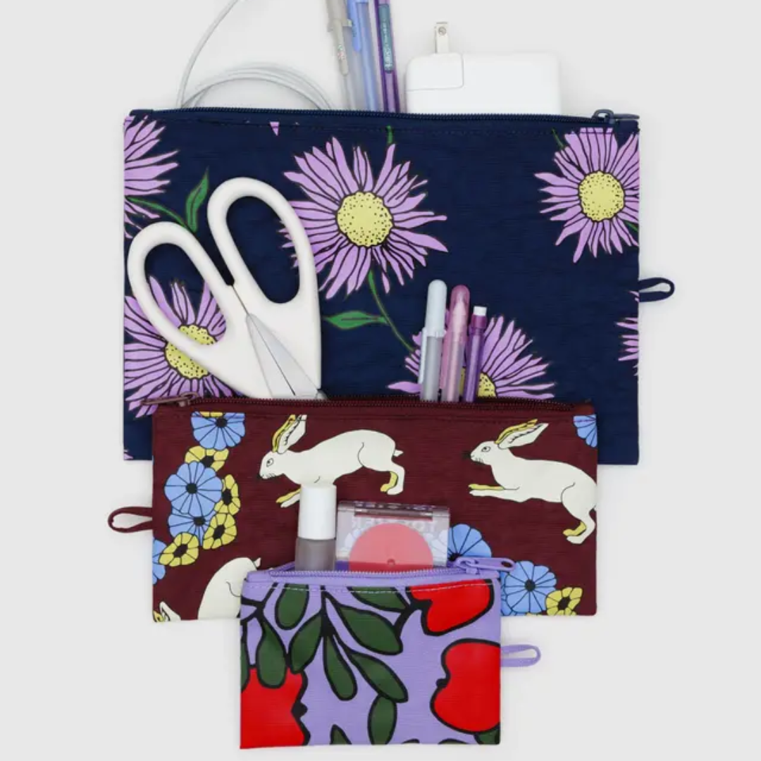 Pouches filled with items