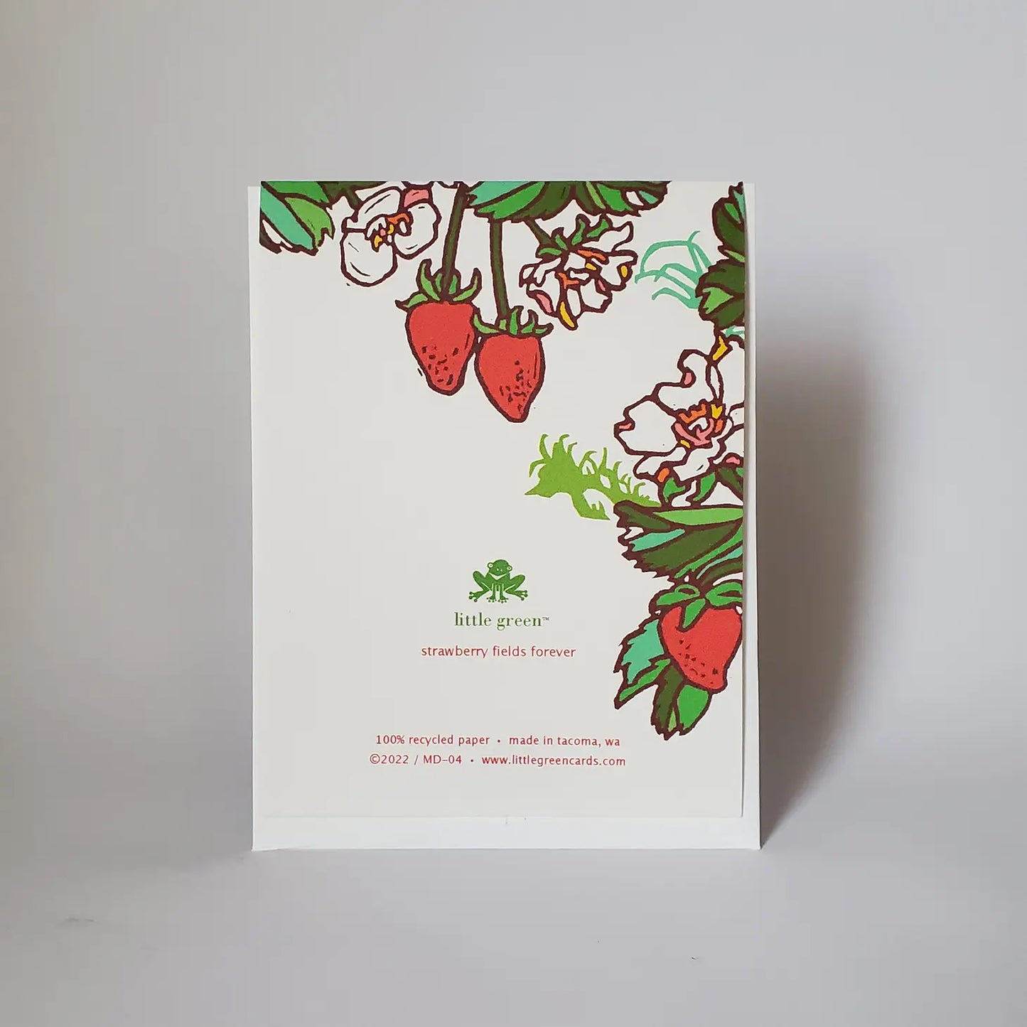 Congratulations New Mom Strawberry Picking Card