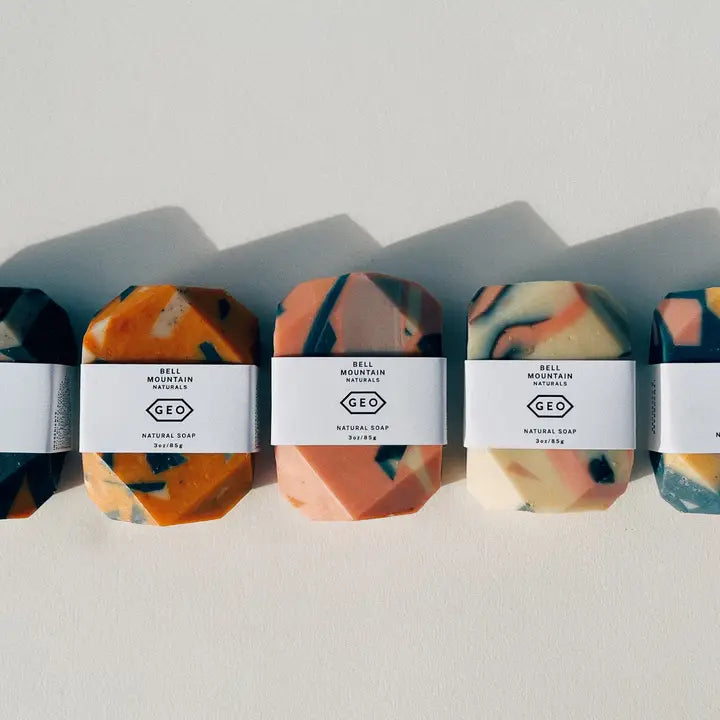 Terrazzo Full Size Geo Soap - White/Natural (Unscented)