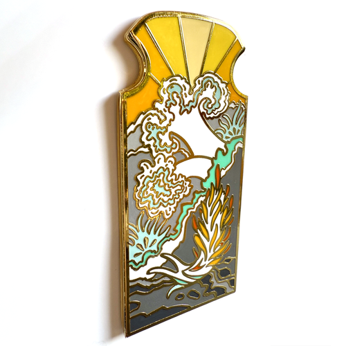 Anemone & Nudibranch Enamel Pin