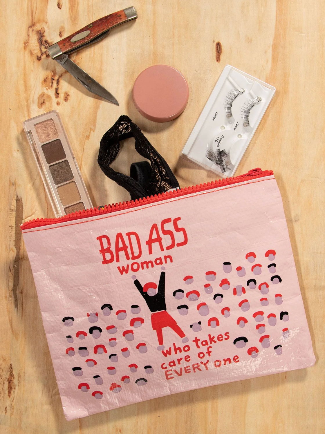 Bad A$$ Woman Zipper Pouch