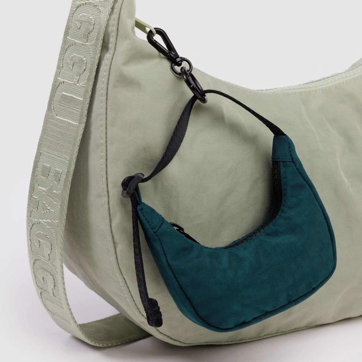 Baggu Crescent Bag Charm - Deep Sea