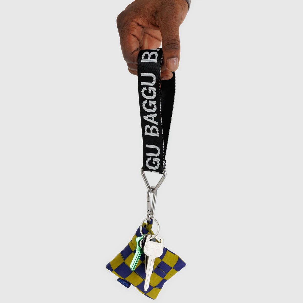 Baggu Logo Keychain - Black & White