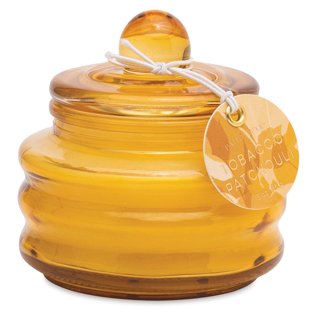 tobacco and patchouli candle paddywax Beam - & Experience the cozy blend of warm cinnamon and nutmeg that smoothly transitions into deep patchouli and vetiver Paddywax Apothecary - Tobacco &