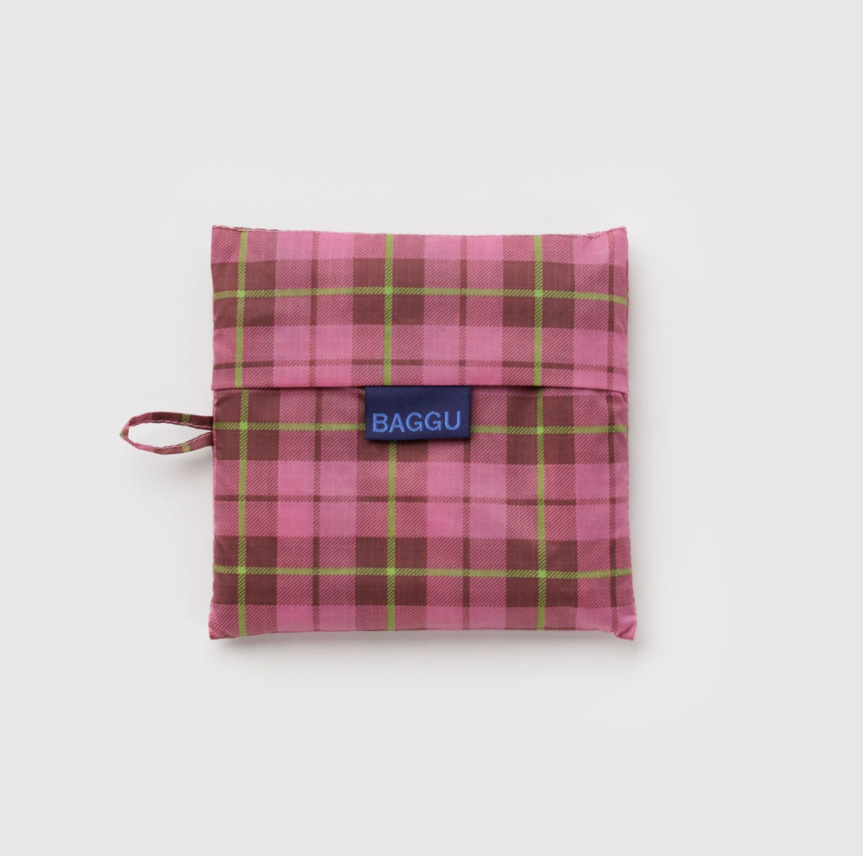 Big Baggu - Azalea Pink Tartan