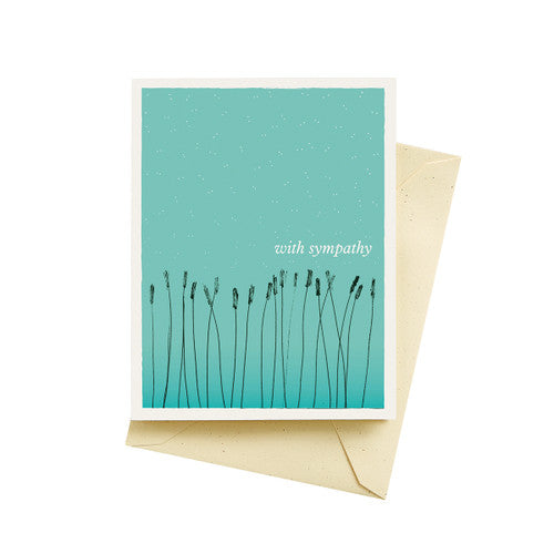 Cattails Sympathy Card