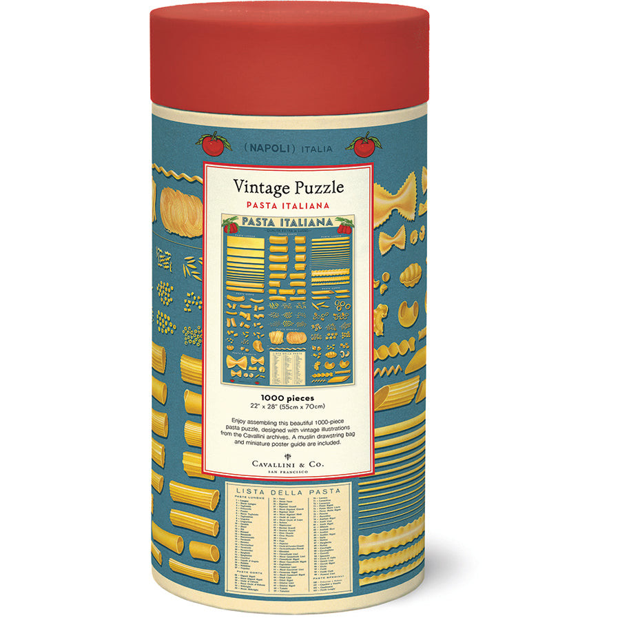 *Coming Soon Spring 2026* Cavallini & Co. 1000 Piece Puzzle - Pasta