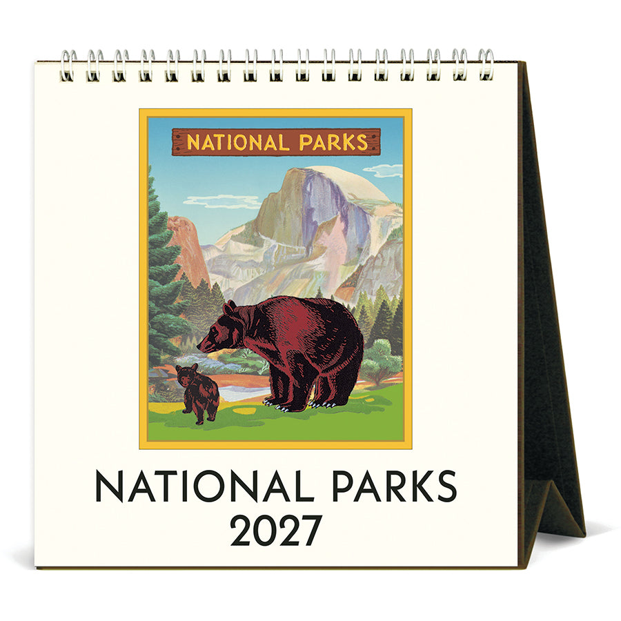Cavallini & Co. 2027 Desk Calendar - National Parks