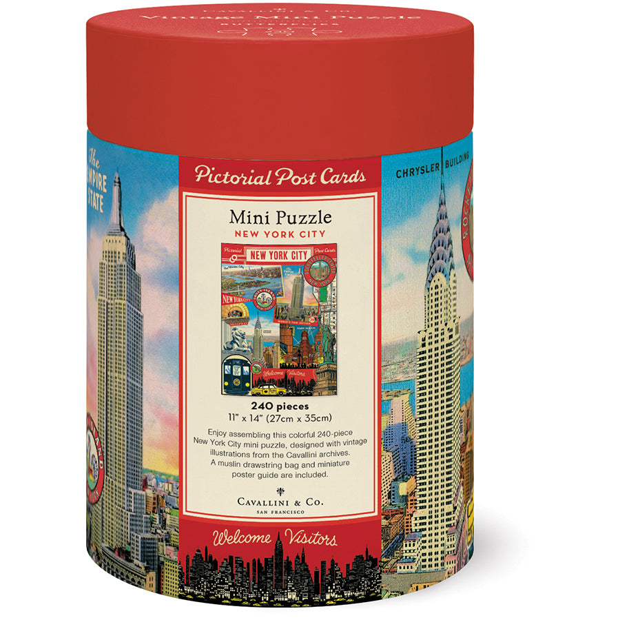 Cavallini & Co. 240 Piece Mini Puzzle - New York City
