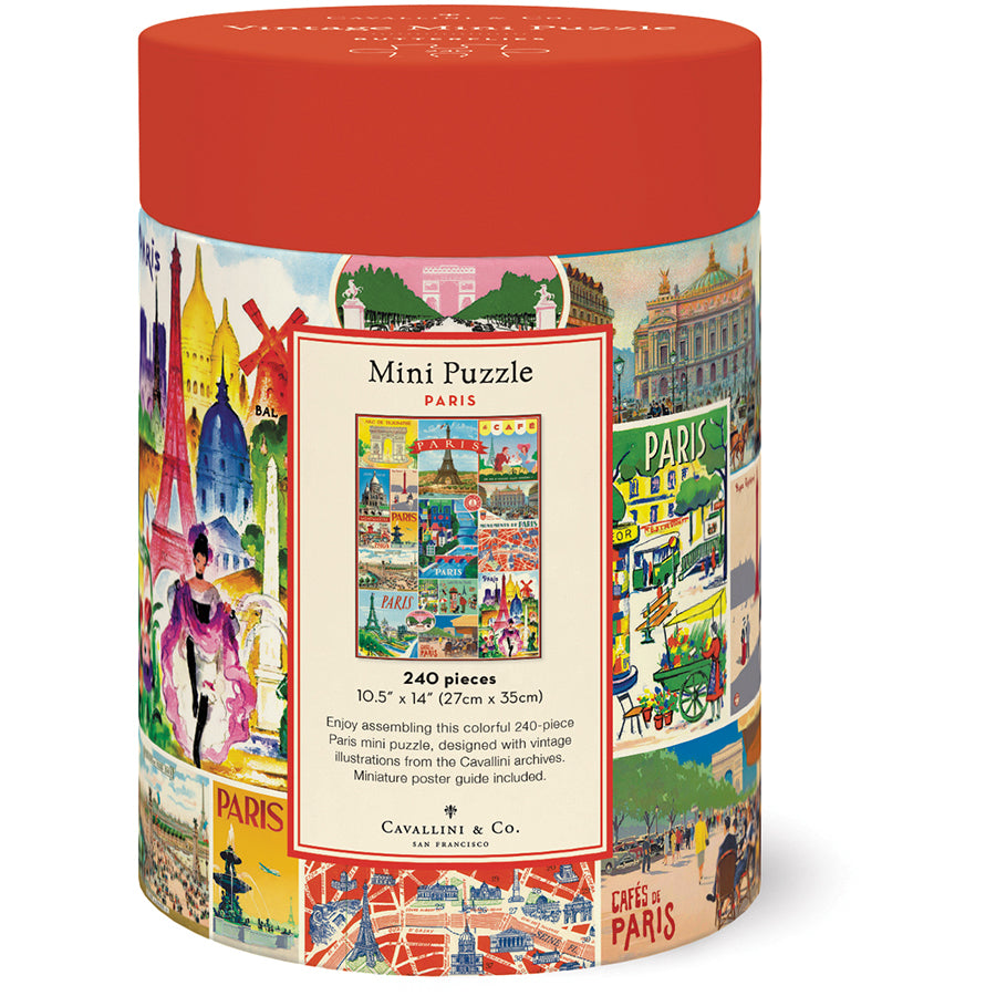 Cavallini & Co. 240 Piece Mini Puzzle - Paris