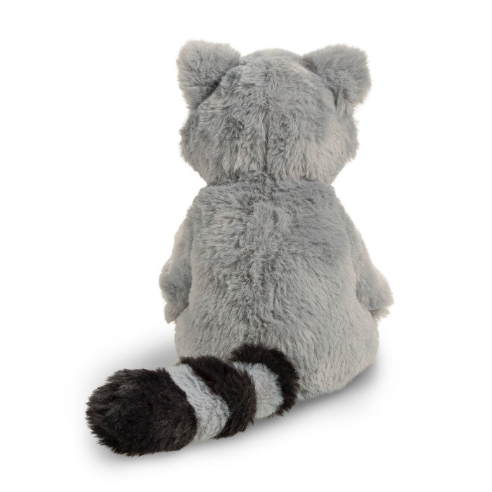 Back of raccoon showing off their beautiful tail