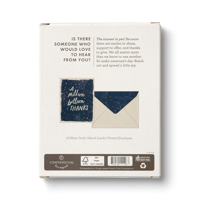 Constellation - Blank Thank You Note Cards