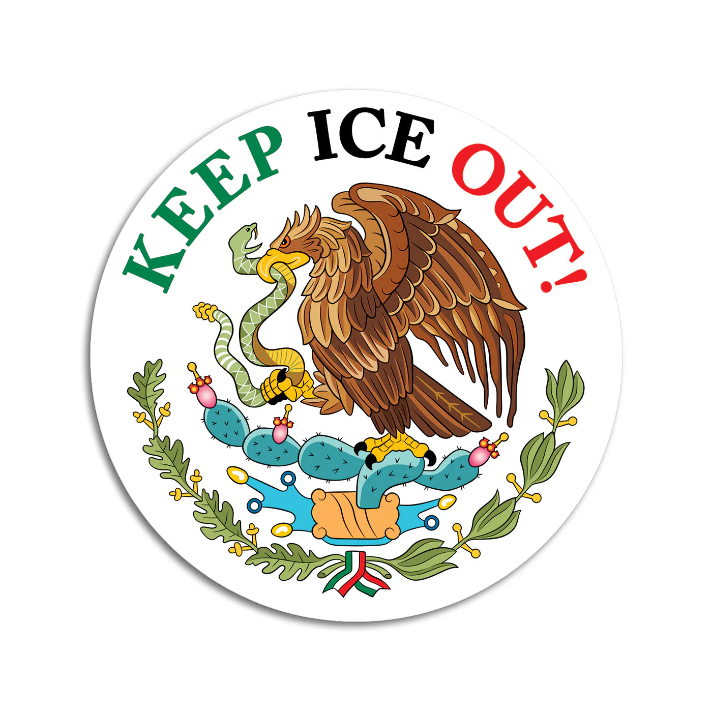 Keep Ice Out Die Cut Sticker