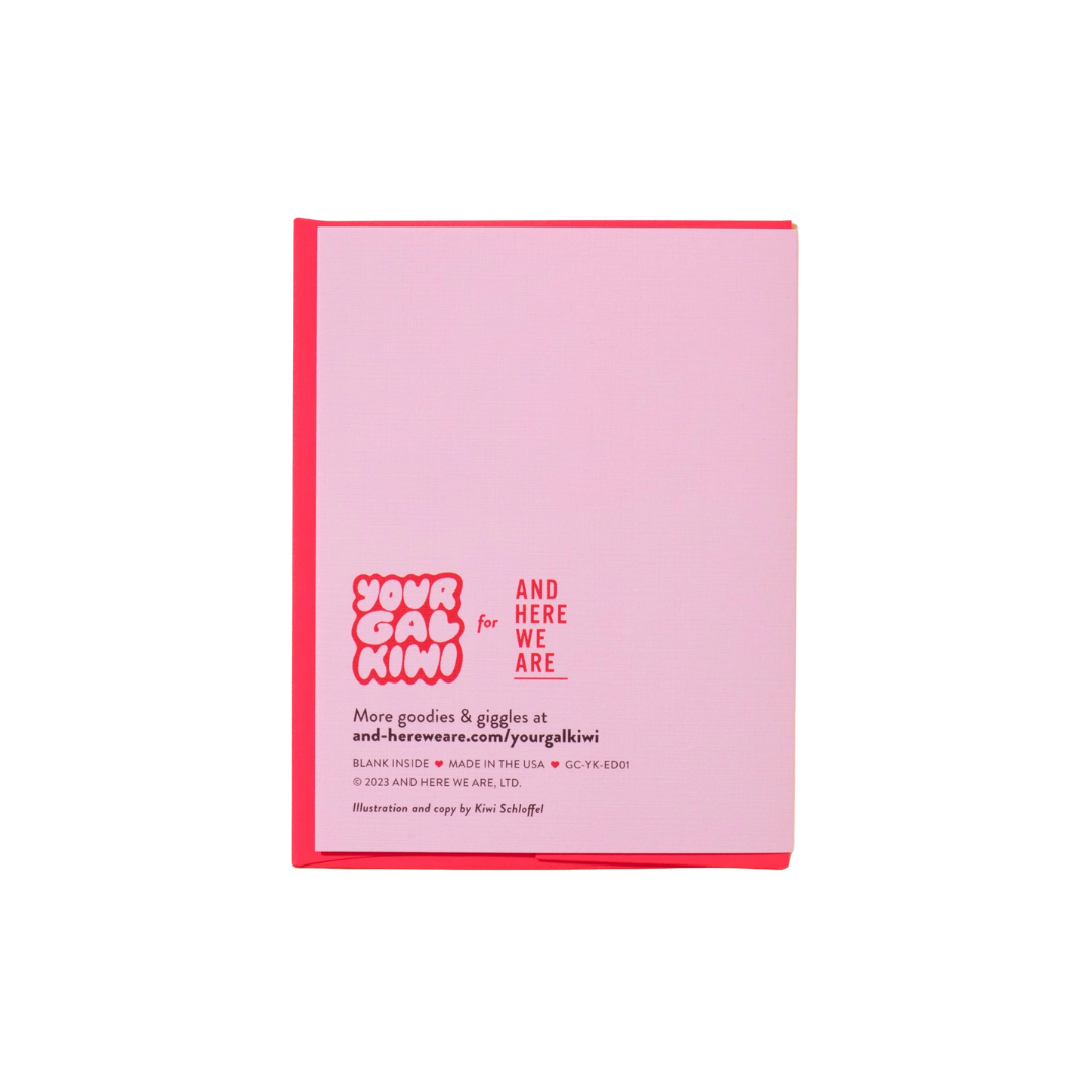 Every Day Better Valentine's Day Letterpress Card