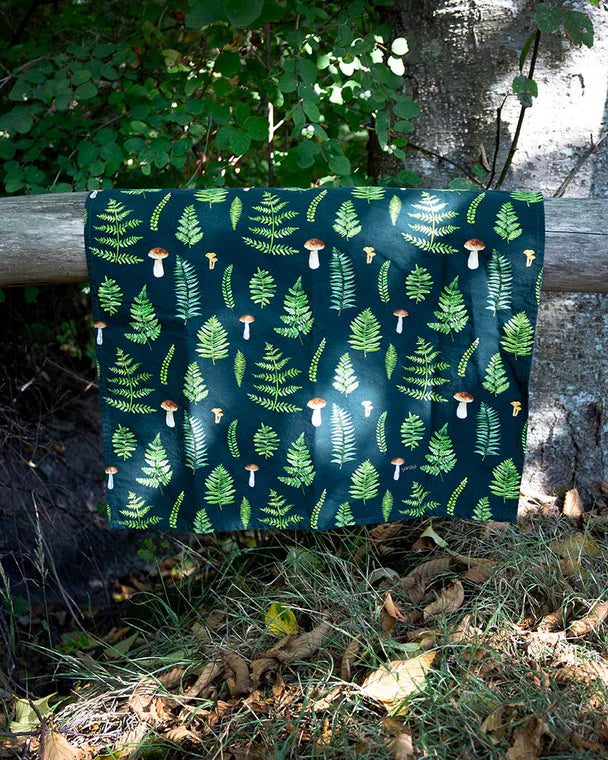 Ferns Organic Cotton Tea Towel