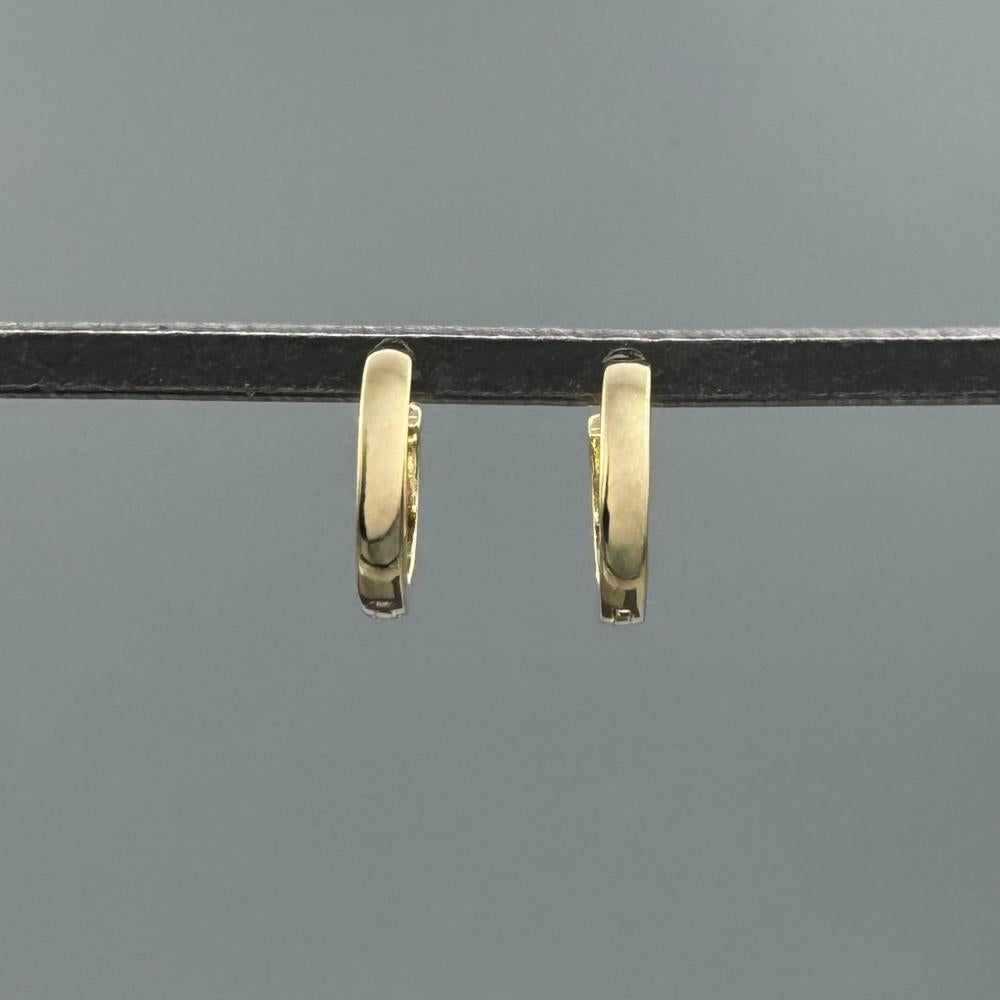 Gold Filled Medium Classic Clicker Huggies