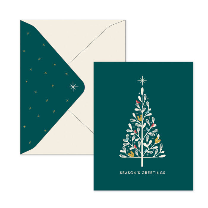 Holiday Tree: Season’s Greetings Note Cards