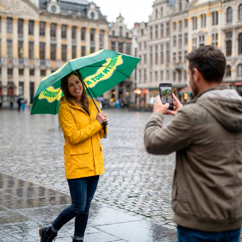 I'm Not A Tourist Foldable Umbrella