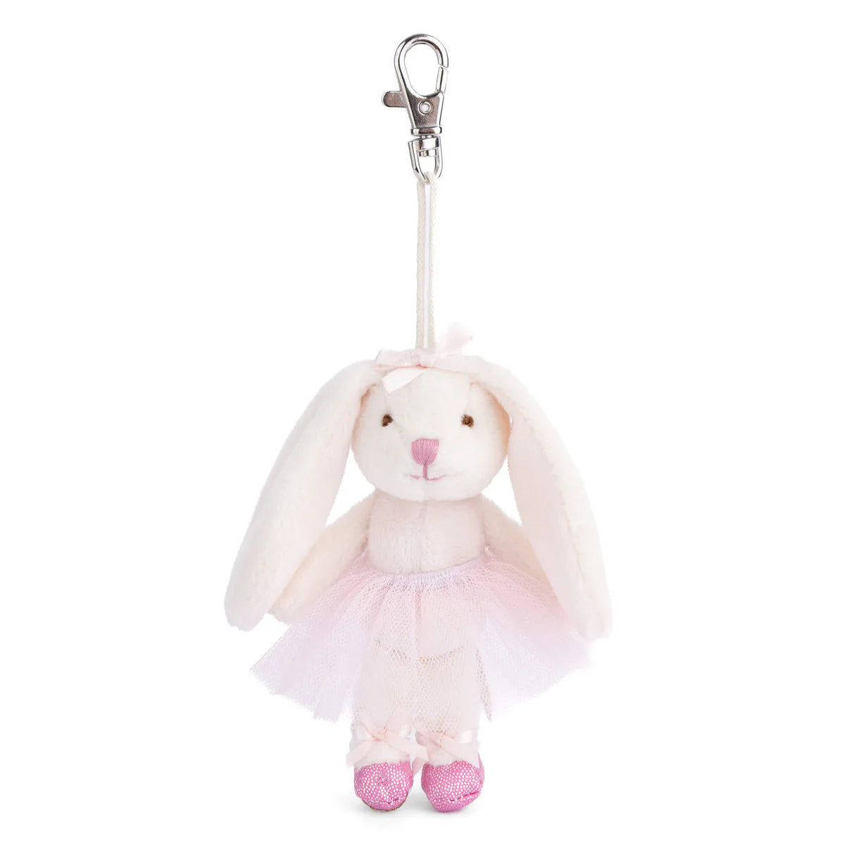 Jayleen Bag Charm Plush in Light Pink