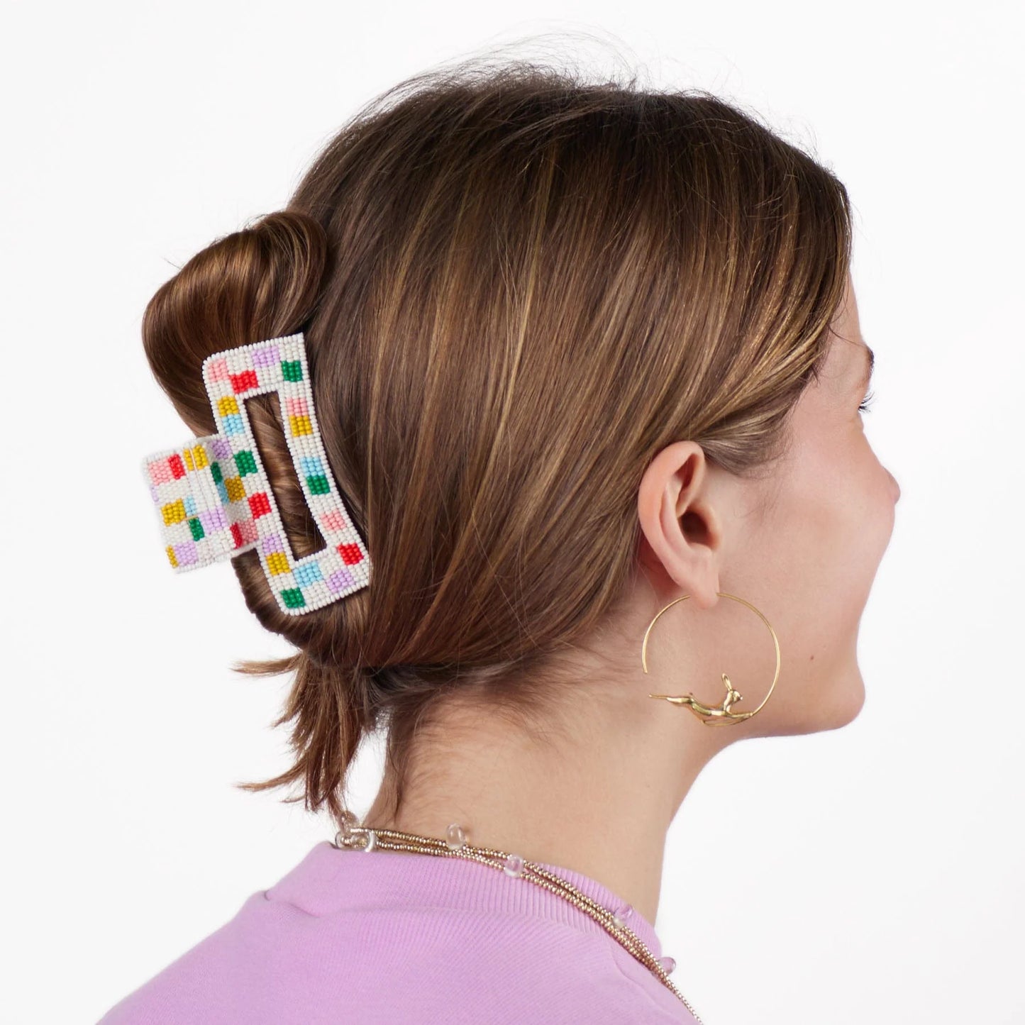 Lola Multi-Color Checked Claw Light