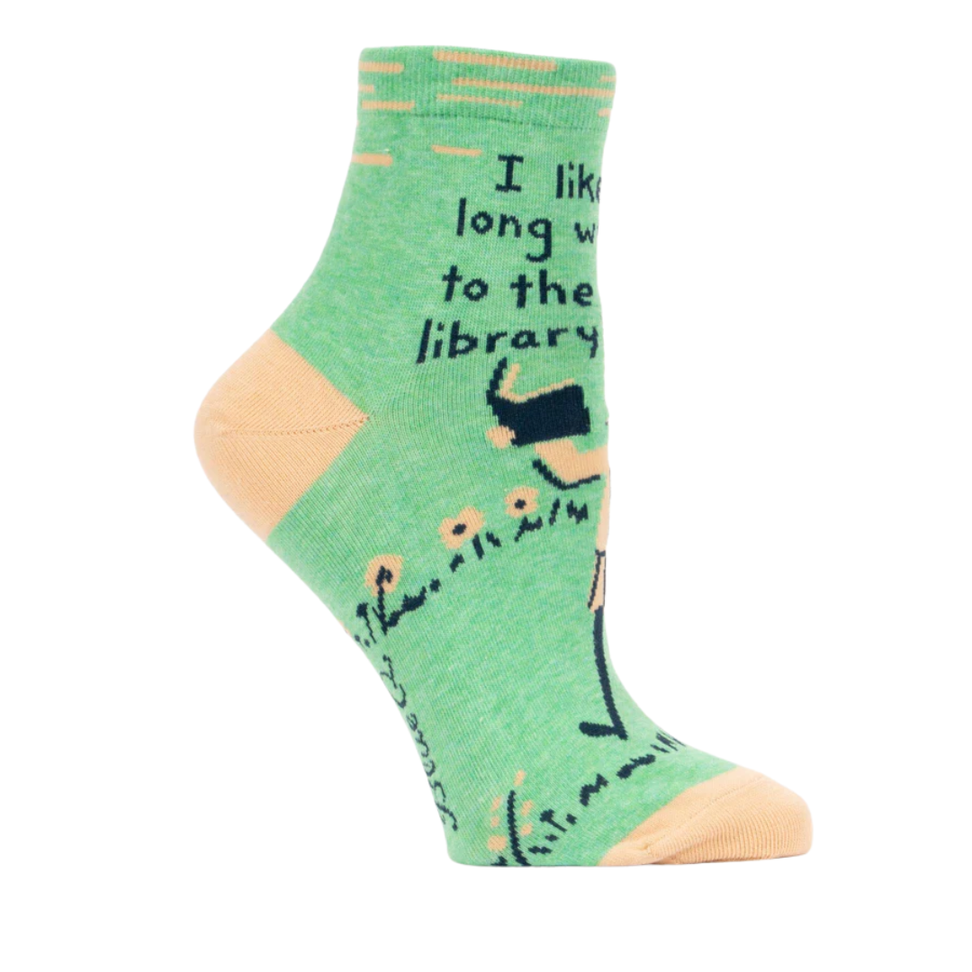 Long Walks Library Women's Ankle Socks