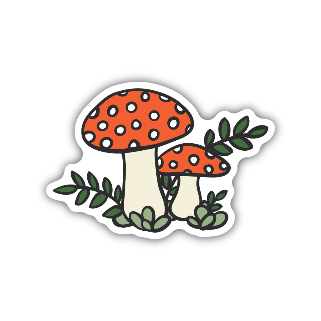 Mushroom Sketch Sticker