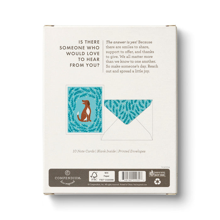 Playful Pup - Blank Note Cards