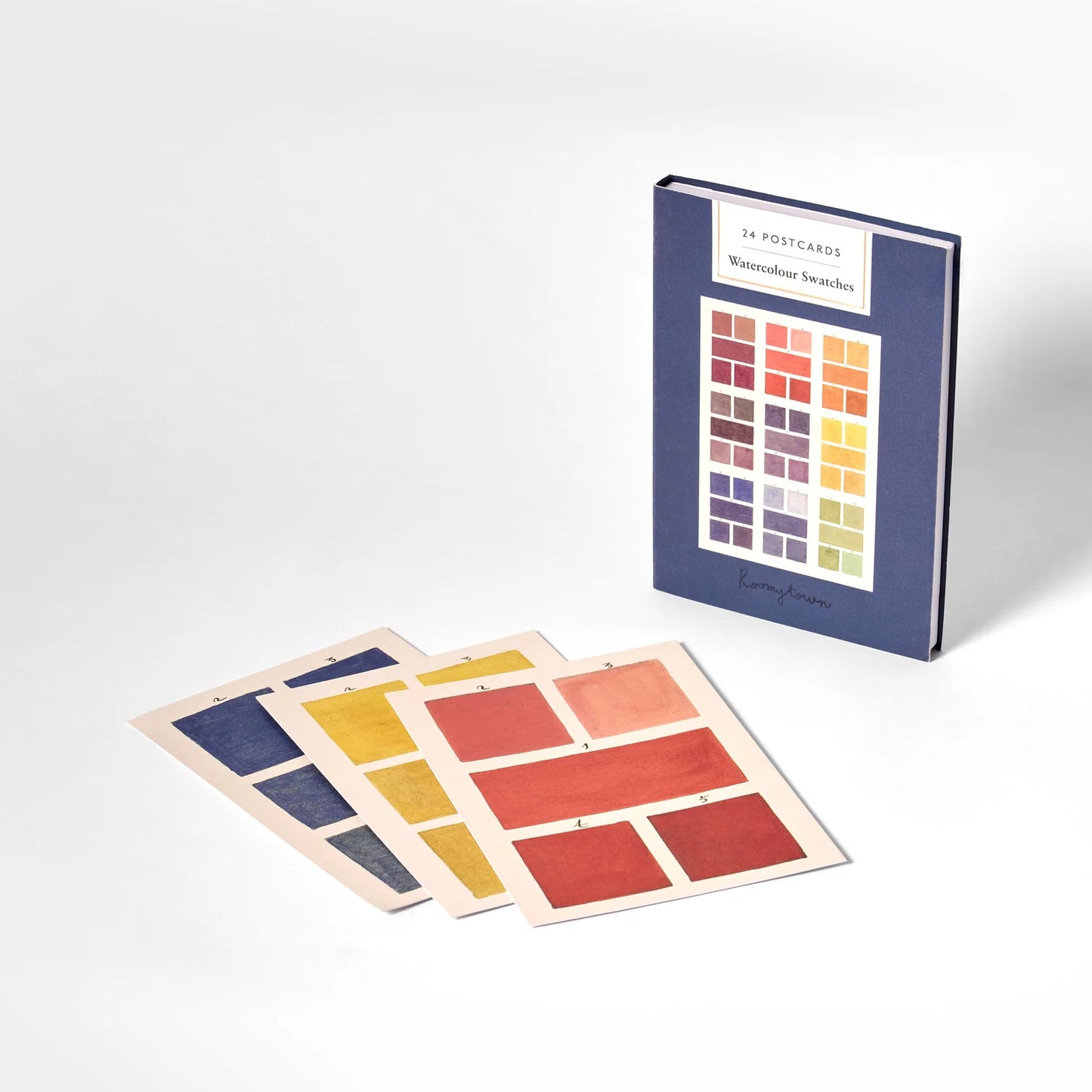 Roomytown Postcard Book - Watercolour Swatches