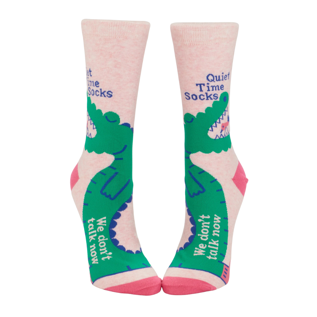 Quiet Time Crew Socks