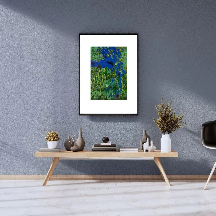 Salish Sea Map Print 8"x12"