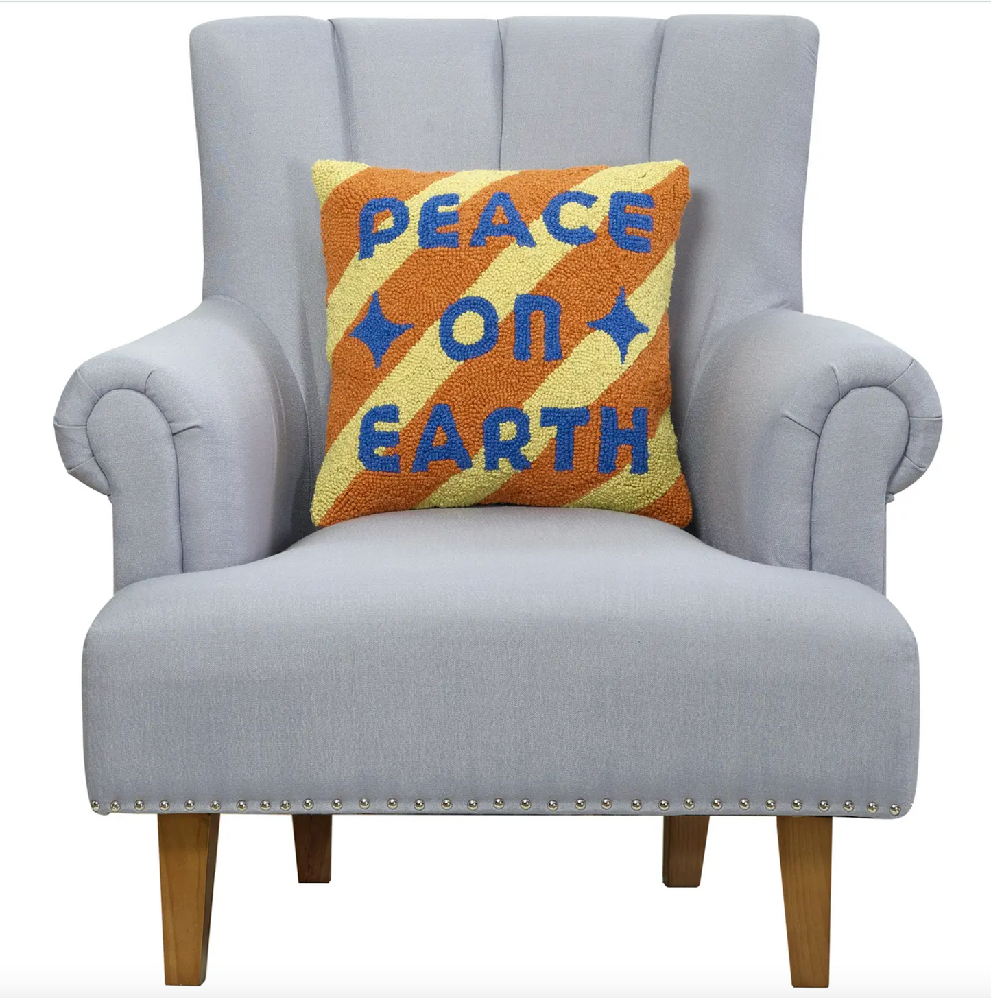 Peace Stripe Hook Pillow