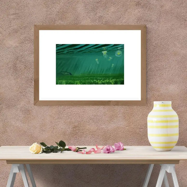 Seal and Jellyfish #2 Print 8"x12"