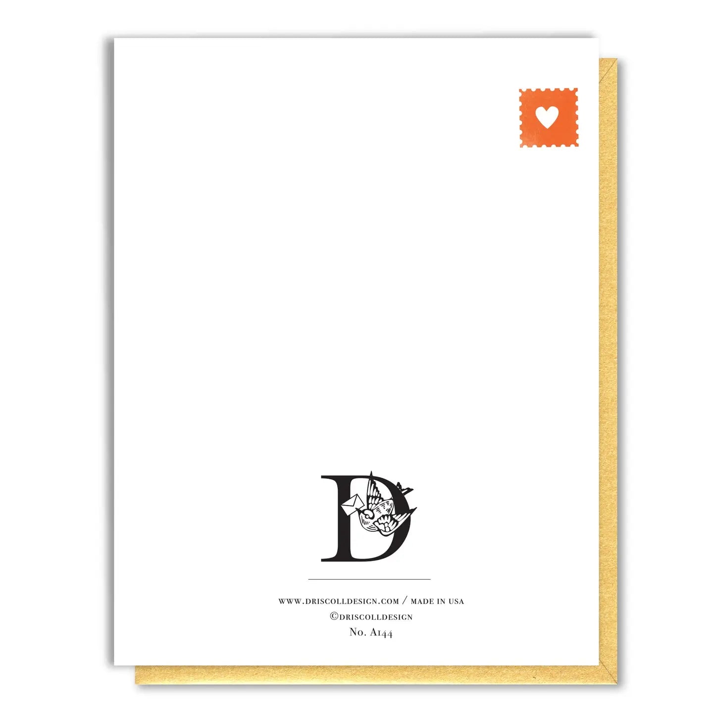 Stork with Baby Card