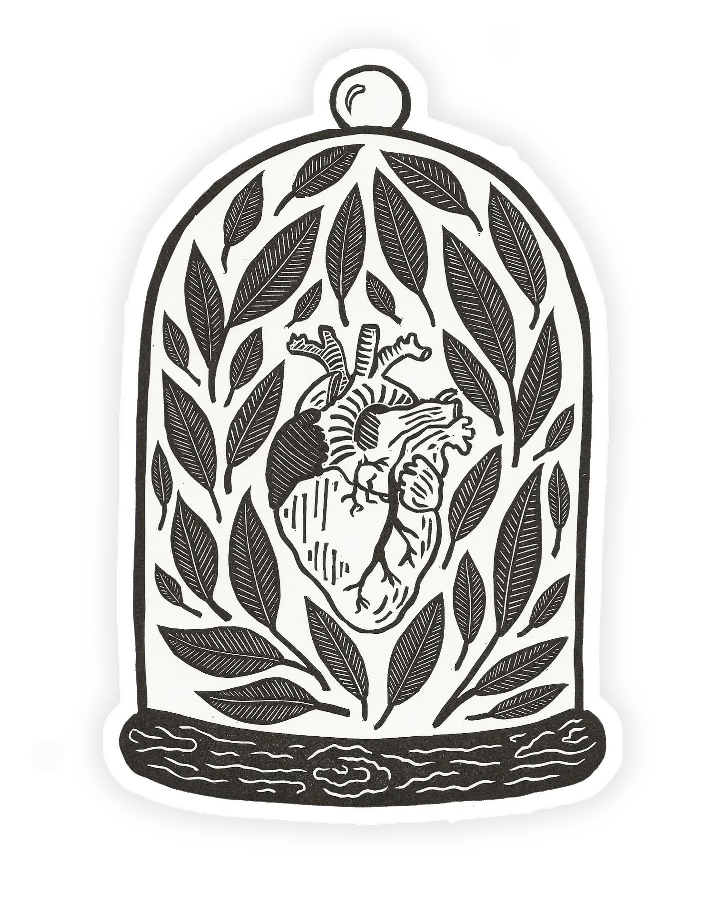 The Heart Wants Vinyl Sticker