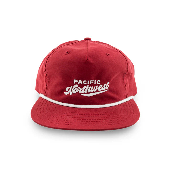 The Overlook 5-Panel hat in Cardinal Red
