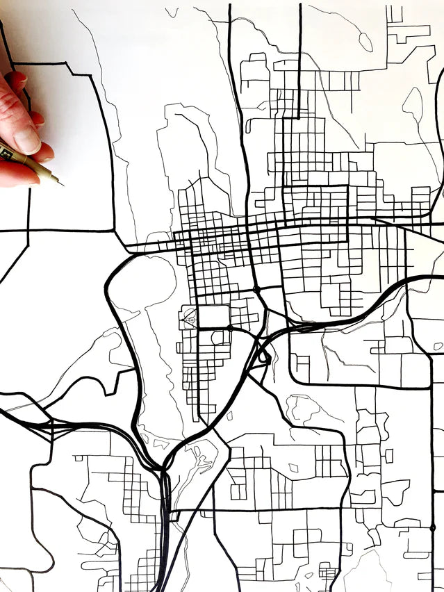 Turn of the Centuries - Olympia, Washington Rhodies State Flower Map Postcard