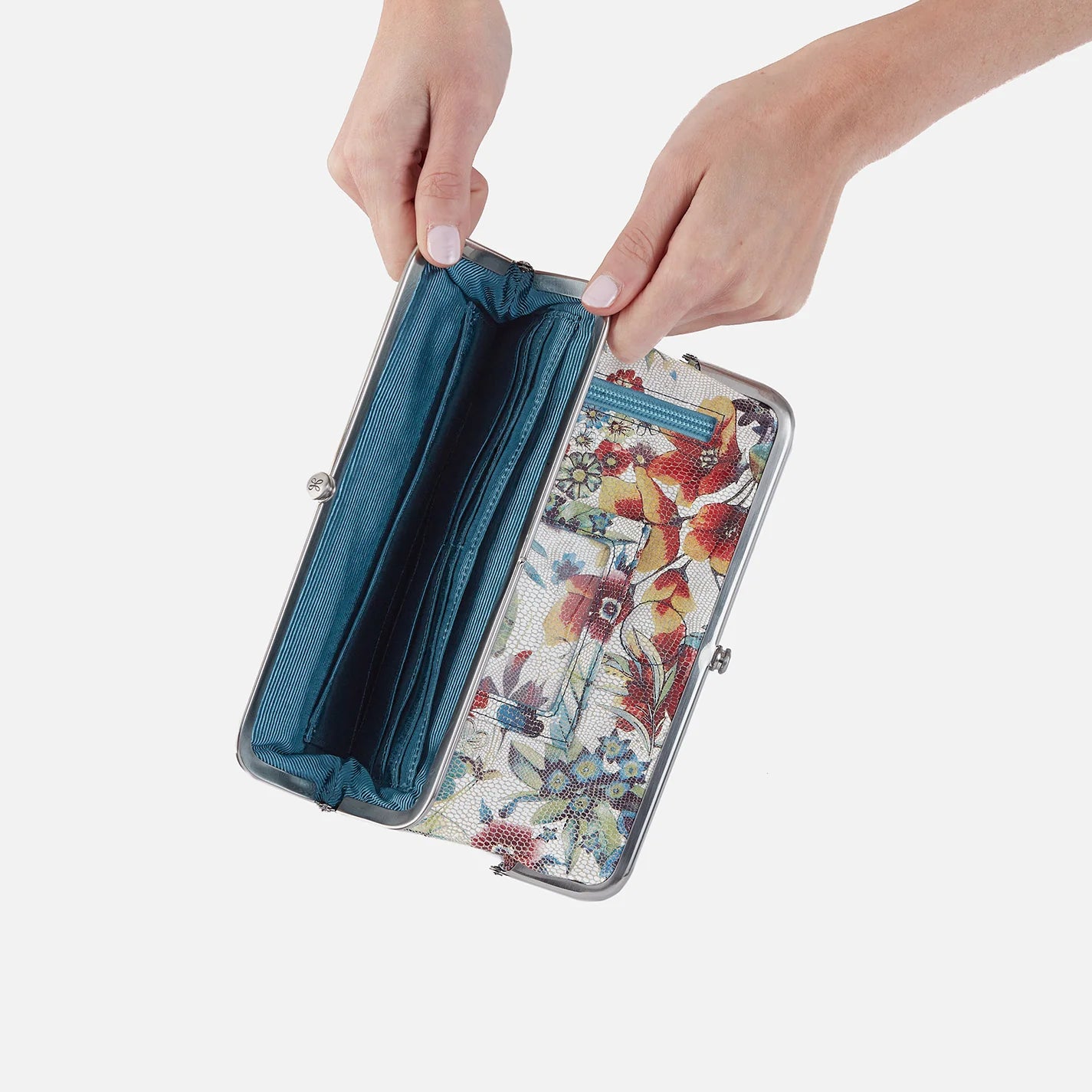 Hobo Lauren Wallet - Botanic Printed Leather