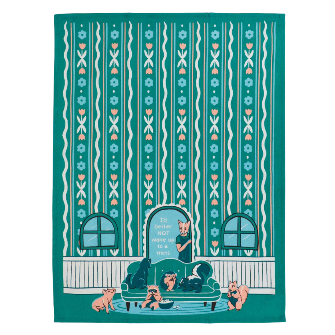 Wake Up To Mess Dish Towel