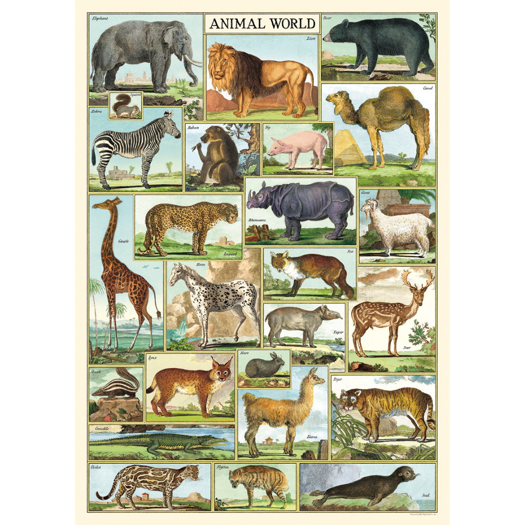 Cavallini & Co. Wrap - Animal World
