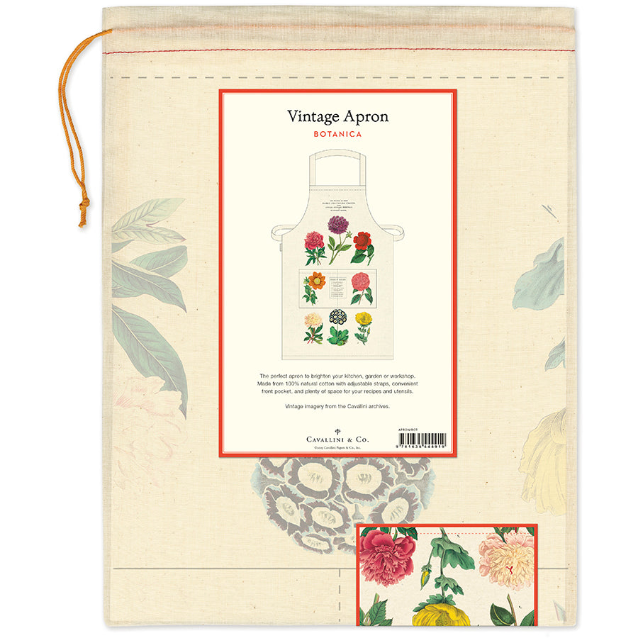 Cavallini & Co. Vintage Apron - Botanica