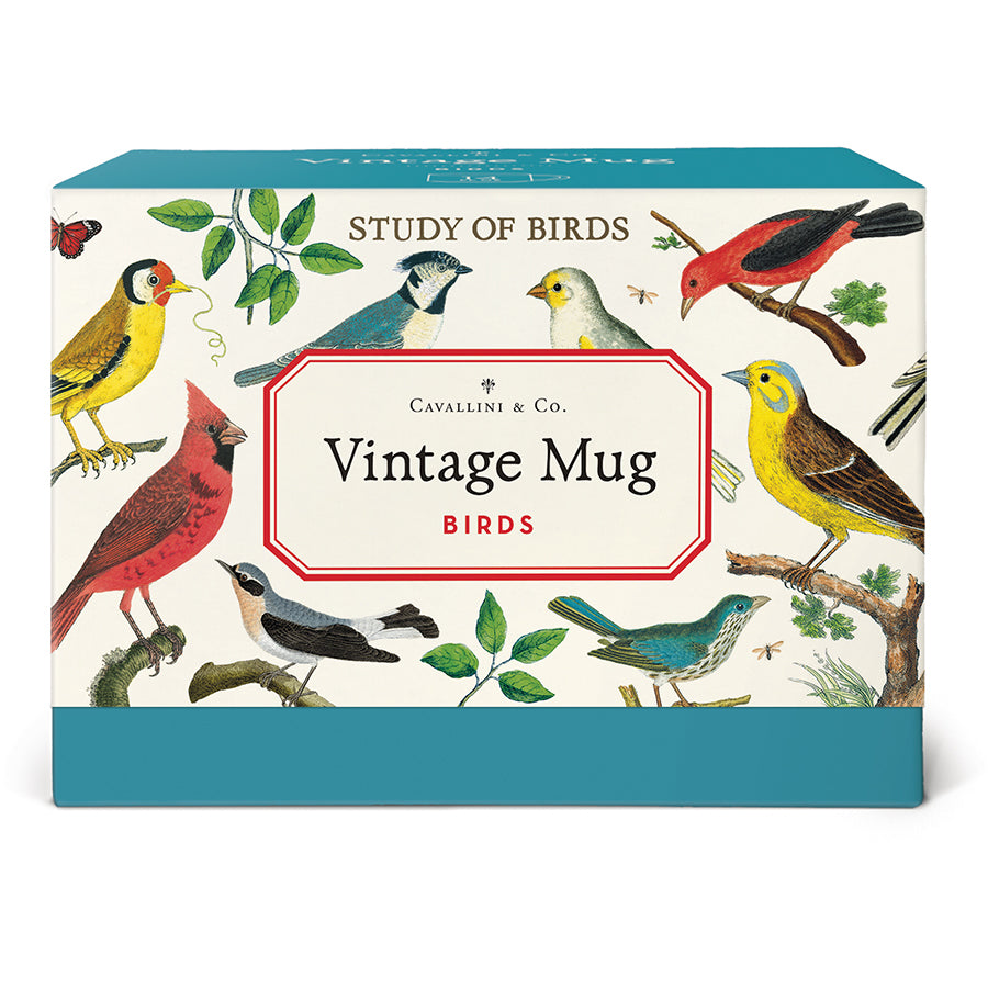 Cavallini & Co. Vintage Mug - Birds