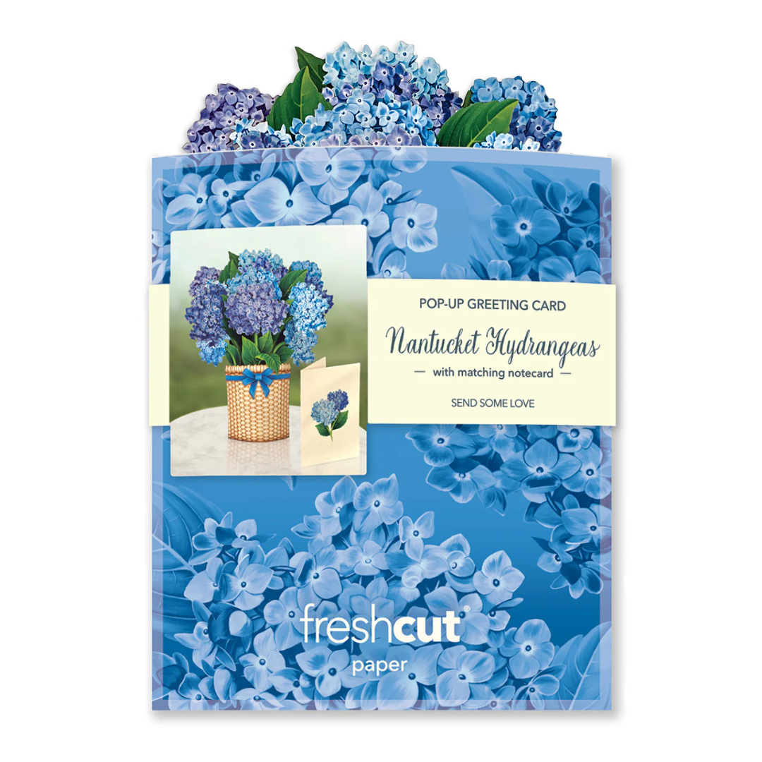 Mini Nantucket Hydrangea Pop-up Card