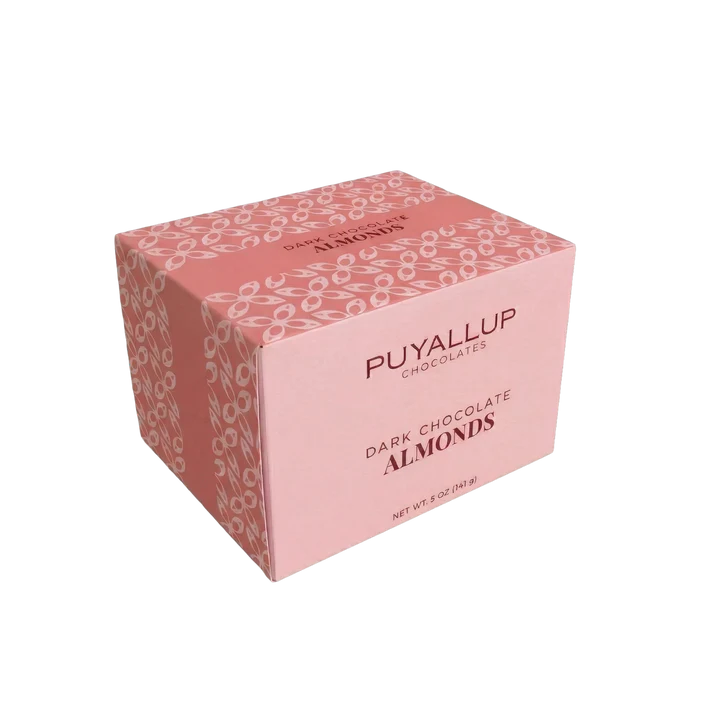 Puyallup Chocolates Dark Chocolate Almonds 5 oz