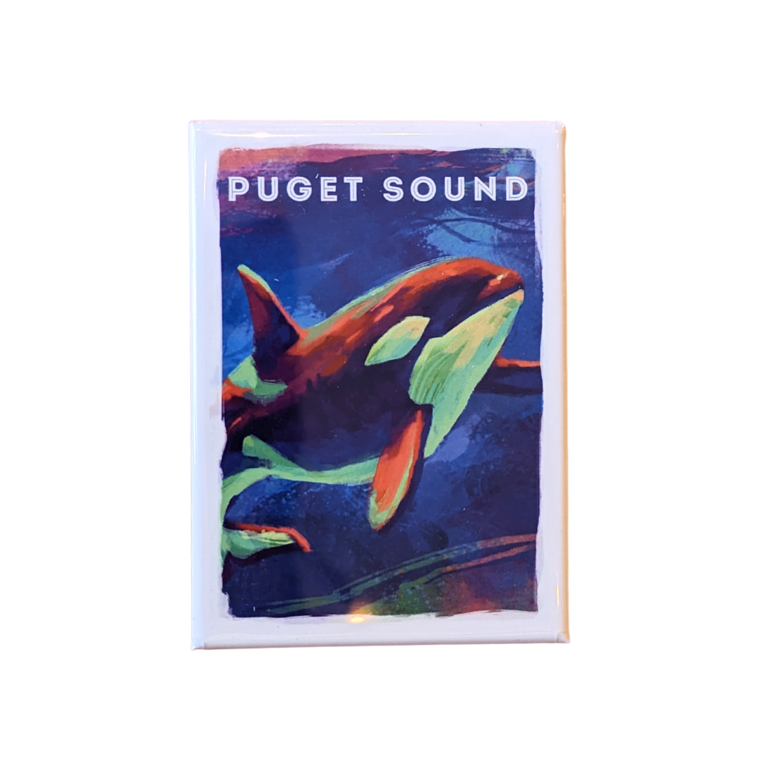 Puget Sound Orca Magnet