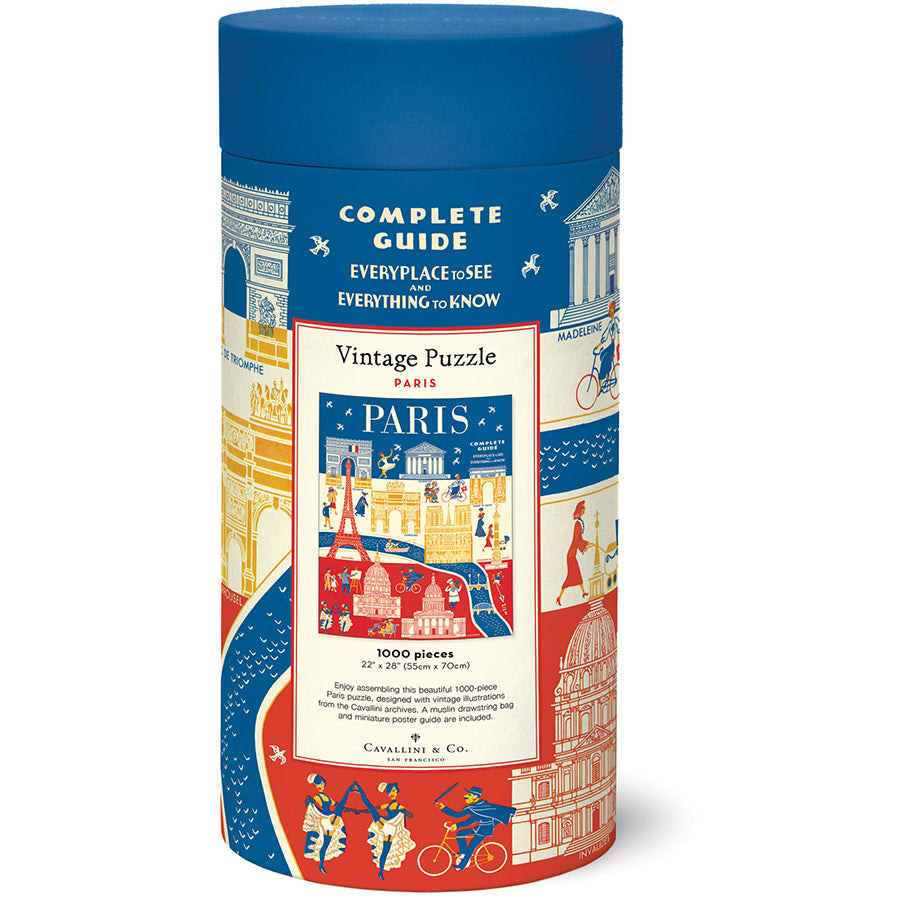 Cavallini & Co. 1000 Piece Puzzle -Paris