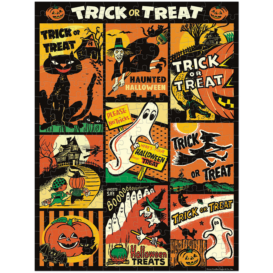 Cavallini & Co. 240 Piece Mini Puzzle - Halloween